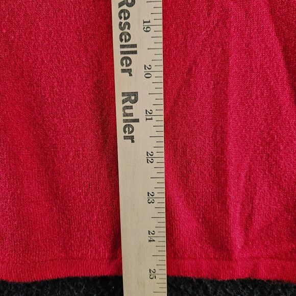 NWT Luxe 360 Womens Tank Top Red Size XL 100% Acrylic Pullover Sleeveless - Picture 4 of 12